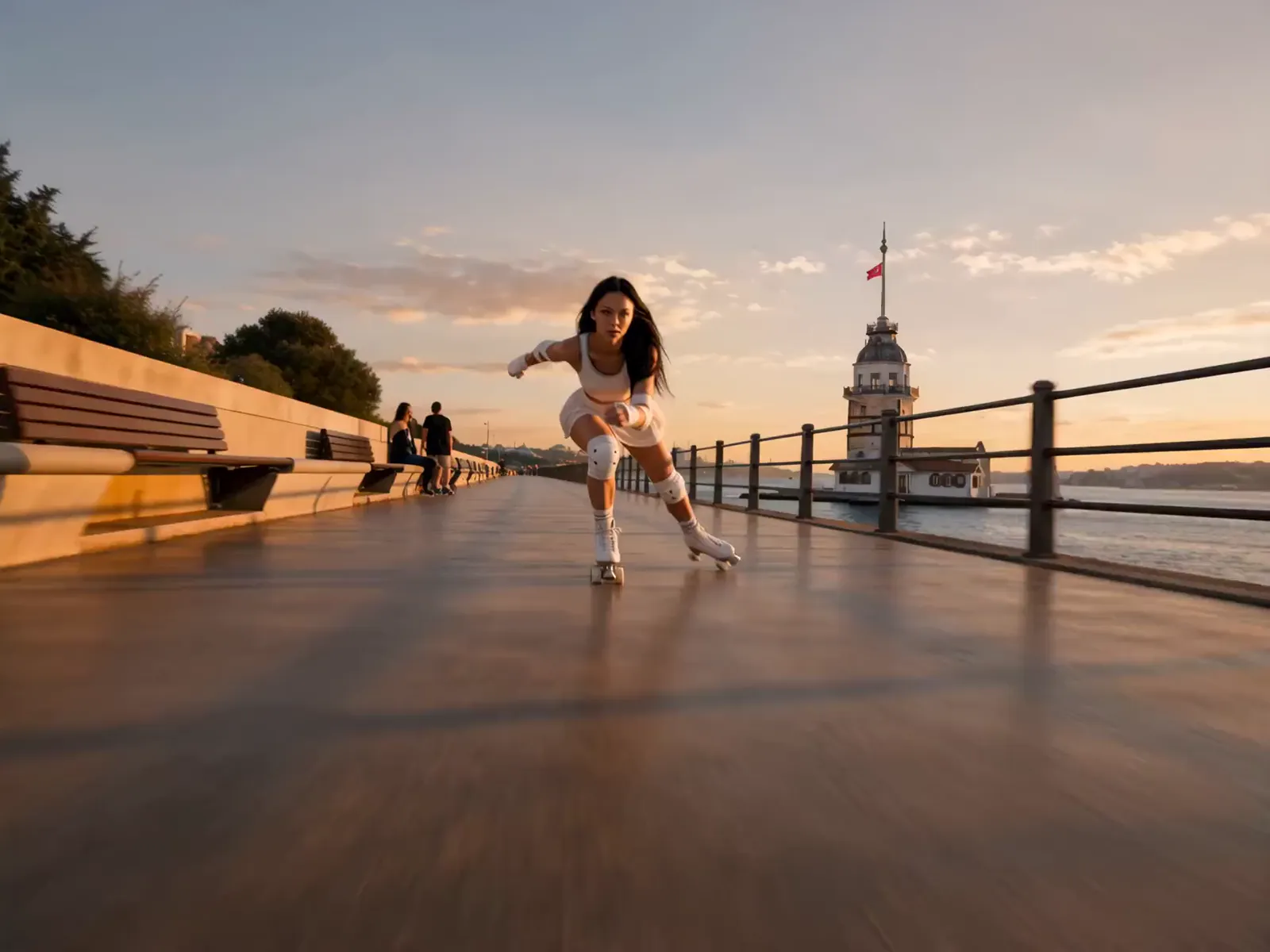 Patins au crépuscule