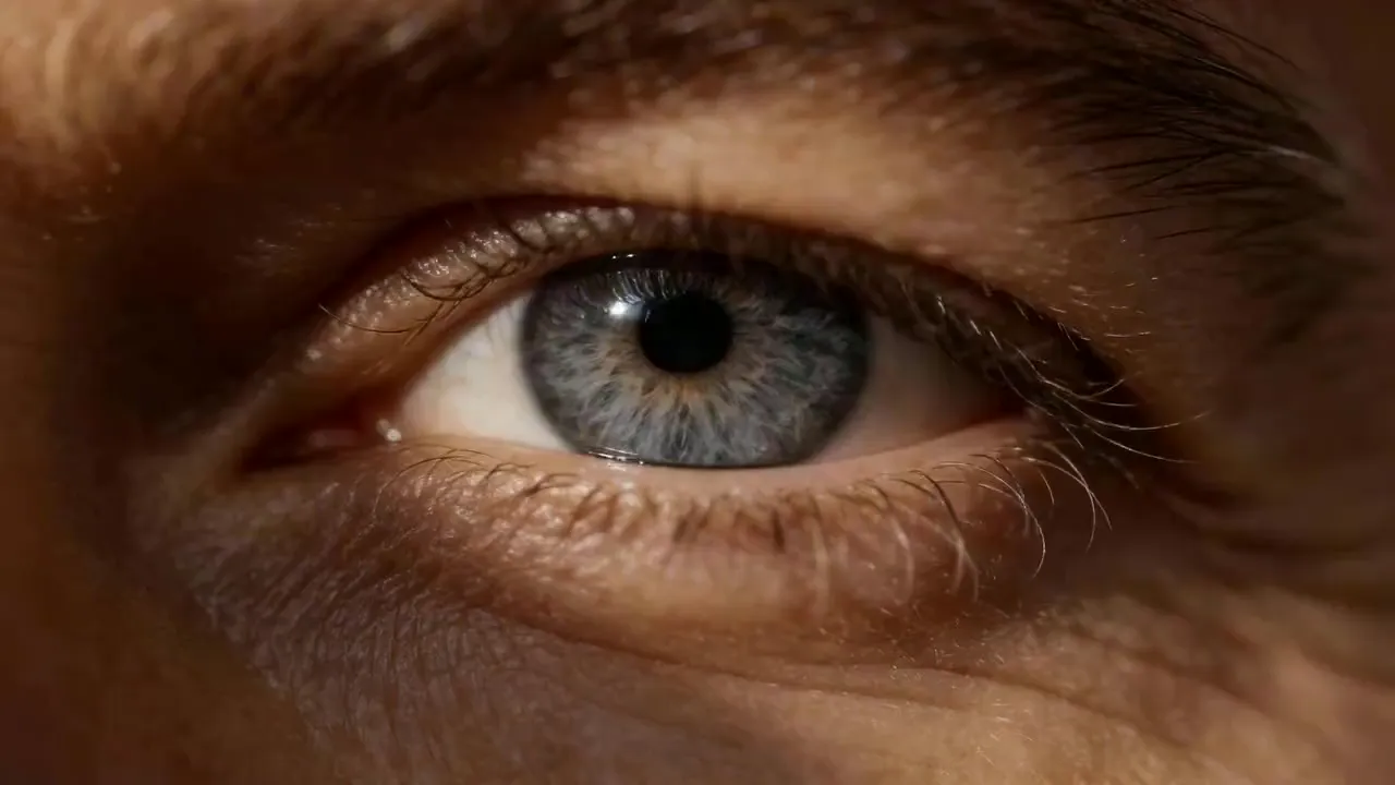 Iris bleu
