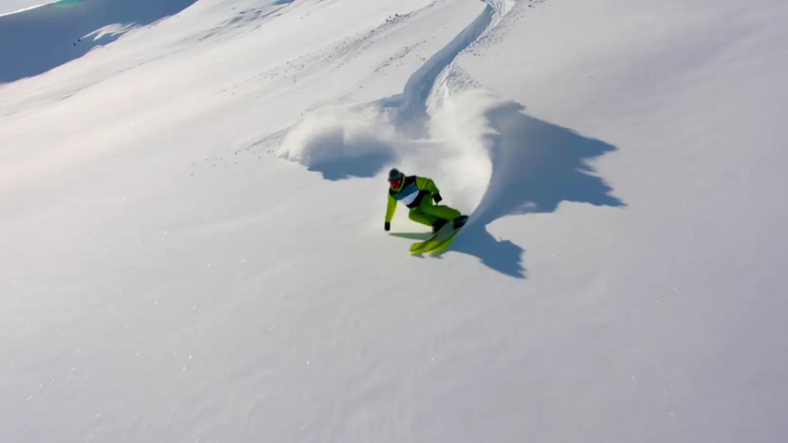Trace de neige