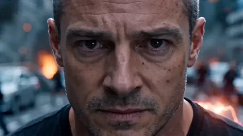 Le regard, sous la ville figée